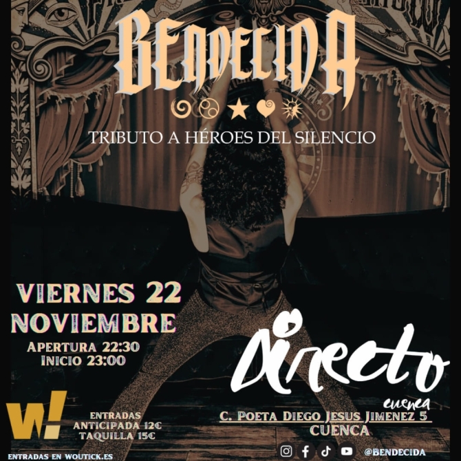 Bendecida. Tributo a Héroes del Silencio